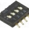 Intrerupator DIP, 2 pozitii, montare SMT, 4 sectiuni, OMRON OCB - A6H-4101