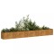 vidaXL Jardinieră Rusty 360x40x40 cm Oțel rezistent la intemperii