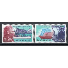 Norvegia 1993 MNH - Centenarul cursei rapide Hurtigruten, nestampilat