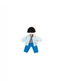 Set imbracaminte vreme temperata pentru papusa baiat 38 cm Blue, MINILAND