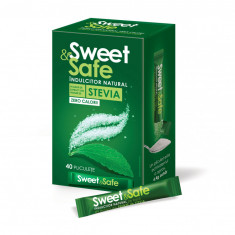 INDULCITOR NATURAL CU EXTRACT DE STEVIA 40gr (40pl x 1gr) "SWEET & SAFE" SLY