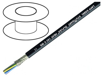 Cablu &amp;Ouml;LFLEX HEAT 180 C MS 4G4mm2 Silicon Negru foto