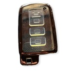 Husa TPU pentru cheie Smartkey Toyota, neagra, compatibila 2-4 butoane