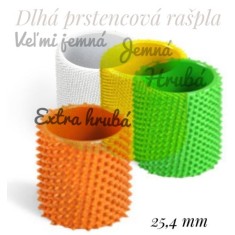 Ihličkov&aacute; ra&scaron;pľa dlh&aacute; -prstencov&aacute; priemer 25,4mm, Granulatie Saburr ASPRA - VERDE