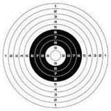 Set tinte hartie 100buc Gamo