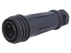Conector circular BULGIN 3 pini, 32A, IP68, Tată, Montare Cablu, Tensiune 600V