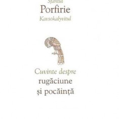 Cuvinte despre rugăciune și pocăință - Paperback brosat - Porfirie Kavsokalyvitul - Sophia