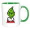 Cana maner verde personalizata Grinch Christmas, INOVATIX&reg;. 330ml