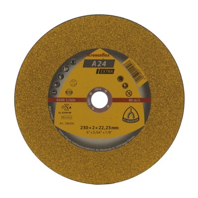 Disc debitare metale, Klingspor A 24 Extra, 230 x 22.23 x 2 mm foto