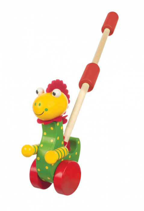 Jucarie de impins dinozaur Orange Tree Toys