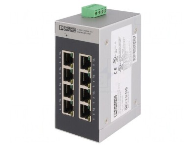 Switch Ethernet Neadministrabil 8 Porturi RJ45 9-32VDC foto