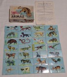 LOTO cu ANIMALE joc COMPLET in cutia originala - jucarie veche romaneasca, anul 1968