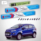 Cumpara ieftin Ștergătoare Ford Ecosport SUV 2013-2016 | Set Față și Spate Flat Premium &ndash; TeamCar&reg;