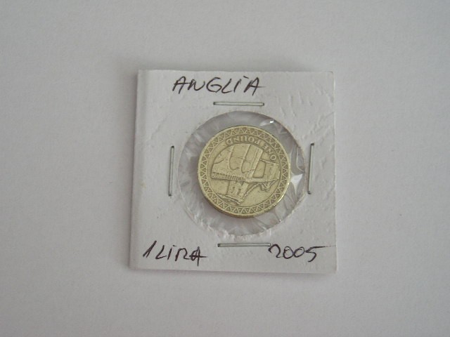 M3 C50 - Moneda foarte veche - Anglia - o lira sterlina - 2005