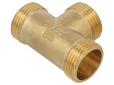 Conector teu alamă CW617N, G 1" exterior