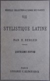 Ernst Berger - Stylistique latine 1890