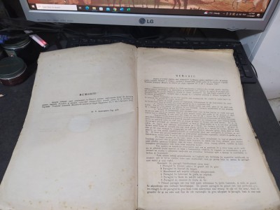 C. Aninoșianu Memoriu... exploatarea de pavage pentru Capitala Rom&amp;acirc;niei 1862 227 foto