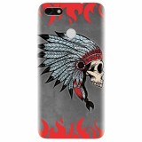 Husa silicon pentru Huawei P9 Lite mini, Indian Skull