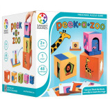 Joc de societate - Peek-a-zoo De-a v-ati ascunselea cu animalele de la Zoo., Smart Games