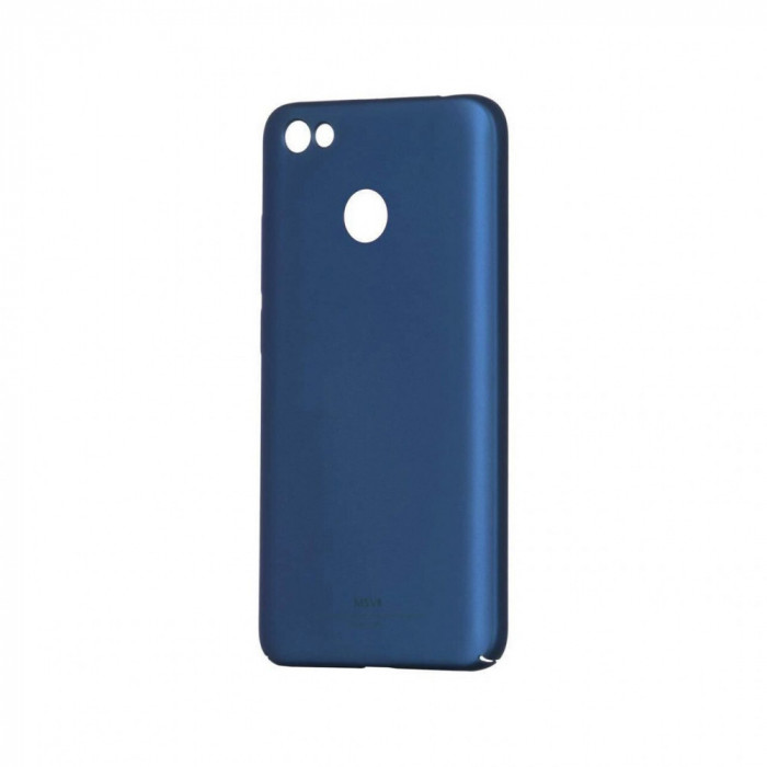 Husa MSVII Albastra + Folie Protectie Sticla Pentru Xiaomi Redmi Note 5A Prime