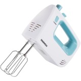Mixer de mana DHM122LB, 300 W, 5 viteze, functie Turbo, accesoriu framantare, palete amestecare, carcasa ABS, turcoaz, Daewoo
