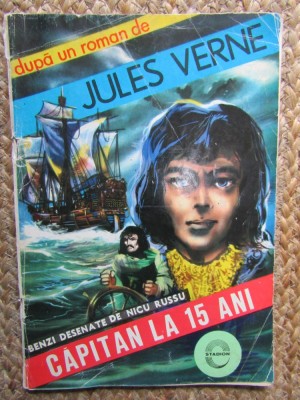 Dupa un roman de Jules Verne - Capitan la 15 ani, benzi desenate de Nicu Russu foto