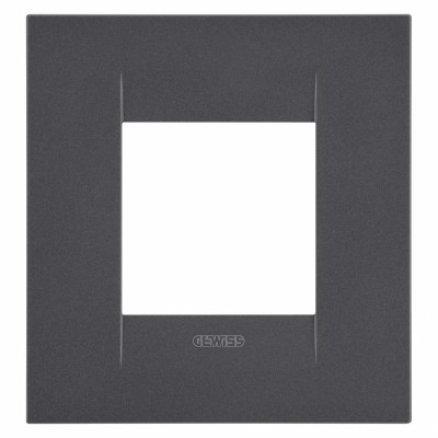 Rama Ornament 2M GEO Gewiss Chorus negru satinat GW16422VN foto