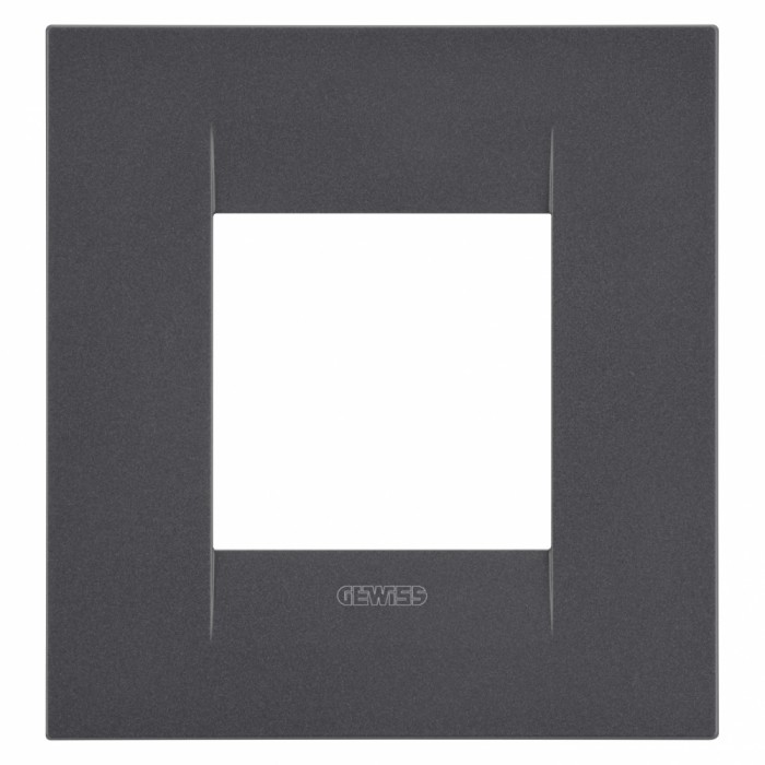 Rama Ornament 2M GEO Gewiss Chorus negru satinat GW16422VN