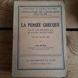 La pensee grecque (Leon Robin, 1932)