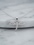 Cumpara ieftin Pandantiv din Argint 925 , zLibelula Sparkle, cu Zirconiu
