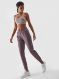 Pantaloni de antrenament cu uscare rapidă pentru femei - maro, 4F Sportswear