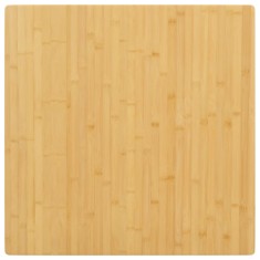 vidaXL Blat de masă, 80x80x2,5 cm, bambus