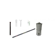 Set pescuit undita/varga carbon compozit cu juvelnic si accesorii/6.3m,