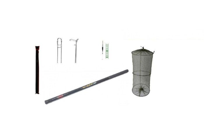 Set pescuit undita/varga carbon compozit cu juvelnic si accesorii