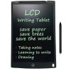 Tableta de scris pentru copii, 12 inch, LCD, Negru, Oem