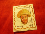Timbru Mexic 1980 Artizanat Mexican - Masca, stampilat