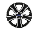 Cumpara ieftin Set 4 capace roti Bis Gri-Negru R16 pentru gama auto Volvo, Autohelix MSA