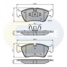 Set placute frana,frana disc BMW Seria 3 Touring (E91) (2005 - 2012) COMLINE CBP01590