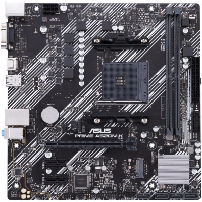 PLACA de BAZA Asus &amp;quot;PRIME A520M-K&amp;quot;, skt AM4, mATX, AMD A520, 2 x DDR4, max. 64 GB, 4 x SATA, 1 x M.2, 7.1, &amp;quot;PRIME A520M-K&amp;quot; foto