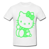 Tricou &quot; Hello Kitty green &quot;