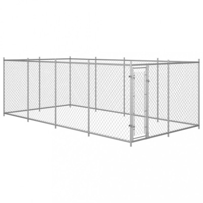 Padoc pentru c&amp;acirc;ini de exterior, 7,6 x 3,8 x 1,9 m foto