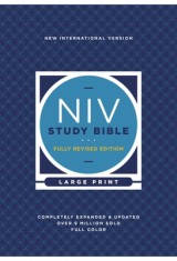 NIV Study Bible, Fully Revised Edition, Large Print, Hardcover, Red Letter, Comfort Print