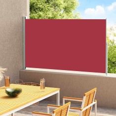 vidaXL Copertină laterală retractabilă de terasă, roșu, 180x300 cm 313404