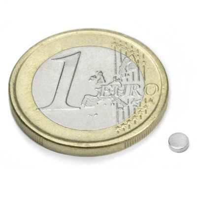 Magnet neodim disc &amp;Oslash;3&amp;amp;#215;1 mm, putere 190 g, N48 foto
