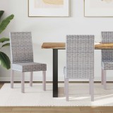 Cumpara ieftin Scaun de sufragerie 2 pcs Alb spalat 45 x 54 x 93 cm