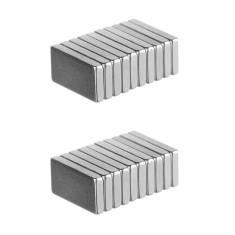 Set 20 magneti Neodim universali, diverse activitati, 10x5x1,5 mm - Patrat