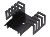 Radiator Extrudat Negru 41.2mm x 51mm TO218 TO247