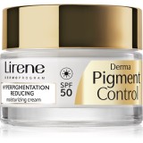 Lirene Derma Pigment Control Cream SPF 50 Cremă hidratantă radiance &icirc;mpotriva petelor pigmentare SPF 50 50 ml