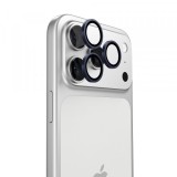 Cumpara ieftin Folie de protectie Camera Spate Torras Lensguard pentru Apple iPhone 17 Pro Max / 17 Pro, Sticla Securizata, Albastra