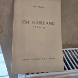 Em. Garleanu, studiu - Gh Vrabie cu dedicatia autorului